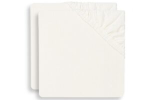 Hoeslakens Wieg Ivory Set van 2 Jollein