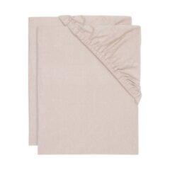 Hoeslakens Wieg Wild Rose Set van 2 Jollein