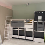Toonzaalmodel hoogslaper met kasten Nest van Vox