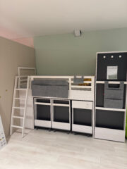 Toonzaalmodel hoogslaper met kasten Nest van Vox