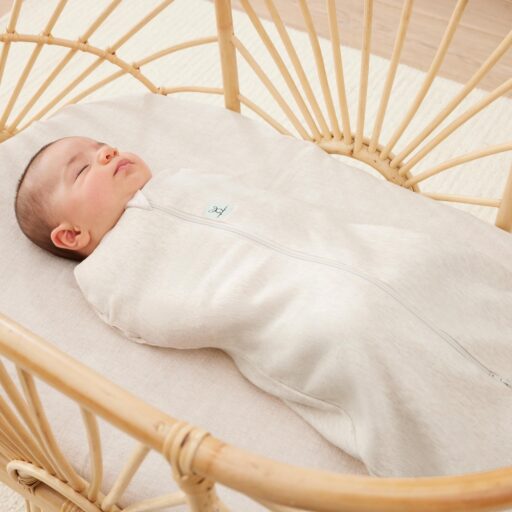Inbakerslaapzak Ergococoon Oatmeal Marle 0-3M Ergopouch