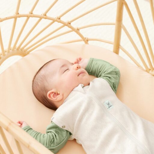Inbakerslaapzak Ergococoon Oatmeal Marle 0-3M Ergopouch