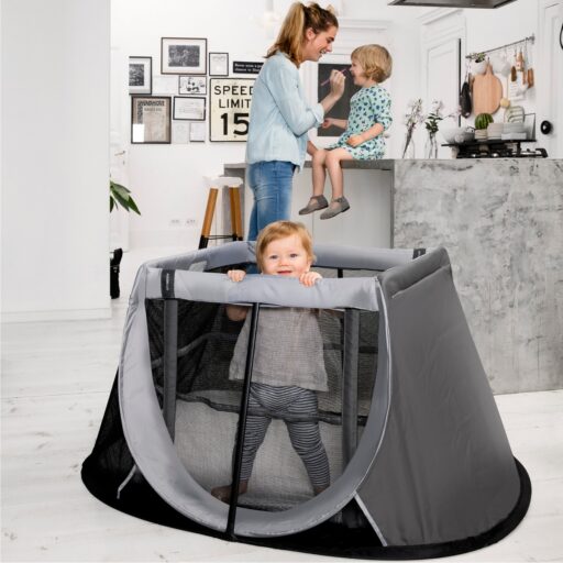 Reisbed Instant Travel Cot Grey Rock Aeromoov