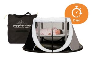 Reisbed Instant Travel Cot Grey Rock Aeromoov