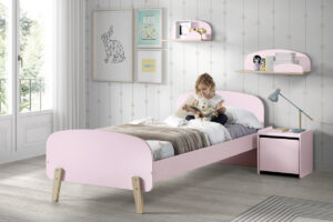 BED 090 X 200 OUD ROSE KIDDY VIPACK
