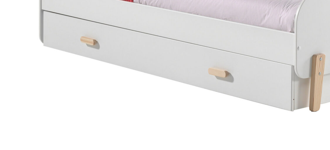 BEDLADE 90CM WIT KIDDY VIPACK