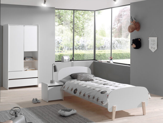 BED 090 X 200 WIT KIDDY