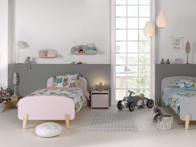 BED 090 X 200 OUD ROSE KIDDY VIPACK