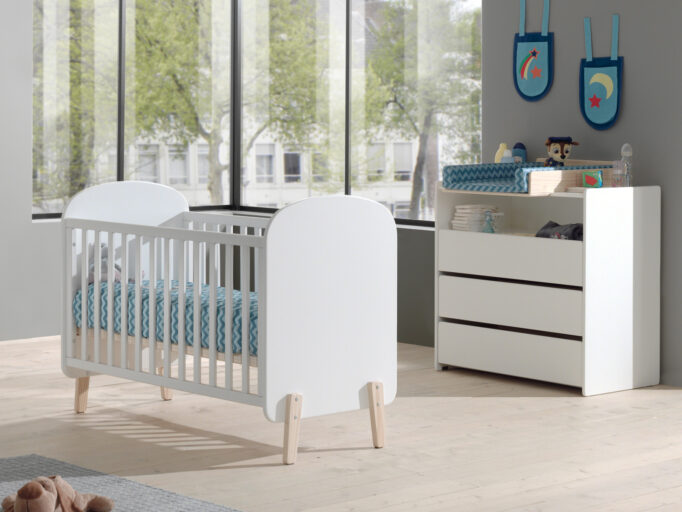 BABYBED 60 X 120CM WIT KIDDY VIPACK