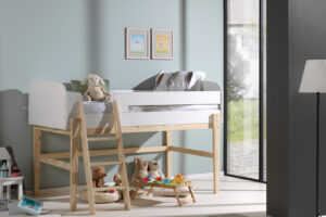 HALFHOOGSLAPER 90 X 200 WIT KIDDY VIPACK