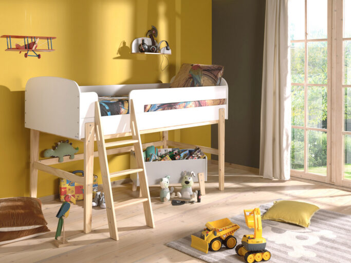HALFHOOGSLAPER 90 X 200 WIT KIDDY VIPACK