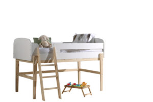 HALFHOOGSLAPER 90 X 200 WIT KIDDY VIPACK