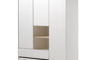 KLEERKAST 3 DEUREN + 2 LADES KIDDY VIPACK
