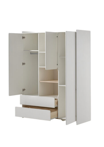 KLEERKAST 3 DEUREN + 2 LADES KIDDY VIPACK