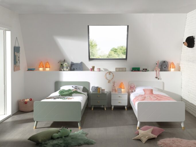 BED 090 X 200 GROEN BILLY VIPACK