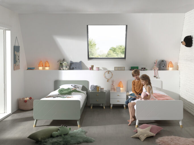 BED 090 X 200 WIT BILLY VIPACK