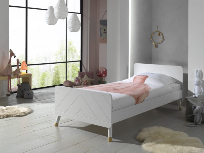 BED 090 X 200 WIT BILLY VIPACK