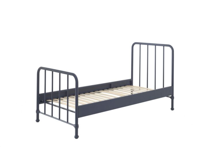 BED 90 X 200 BRONXX MATT BLUE DENIM VIPACK