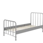BED 90 X 200 BRONXX MATT RAINY GREY VIPACK