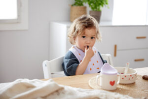 Kinderservies Happy Rascals Heart Lavender Lässig