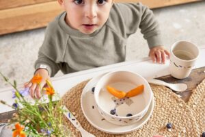 Kinderservies Little Mateys Royal Blue Lässig