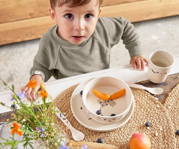 Kinderservies Little Mateys Royal Blue Lässig