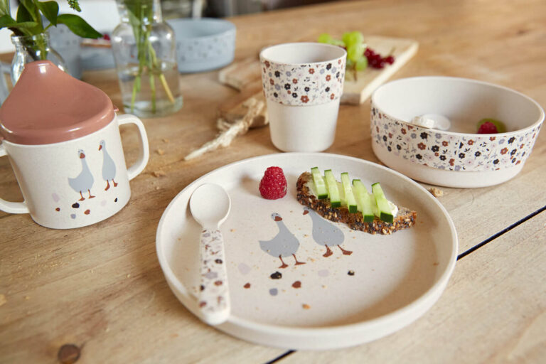 Kinderservies Tiny Farmer Sheep/Goose Lässig
