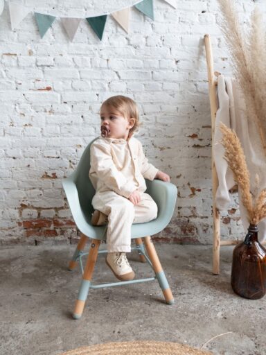 Kinderstoel Evolu2 Naturel/Munt Childhome