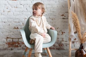 Kinderstoel Evolu2 Naturel/Munt Childhome