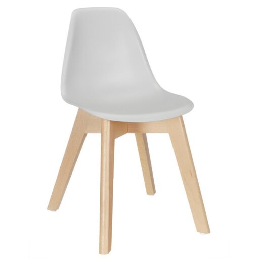Kinderstoel Scandinave Zachtgrijs