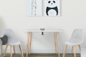 Kindertafel Wit