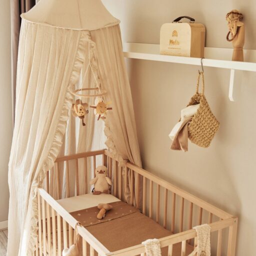 Klamboe Vintage Ruffle Nougat Jollein