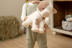 Knuffel Koe Little Farm 25 Cm Little Dutch