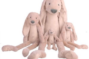 Knuffel Rabbit Richie Old Pink Happy Horse