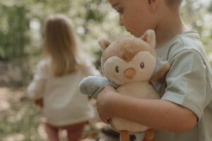 Knuffel Uil Forest Friends Little Dutch