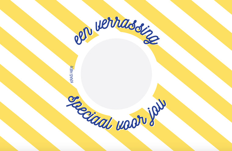 Kraskaart Een Verrassing Speciaal Voor Jou Minimou