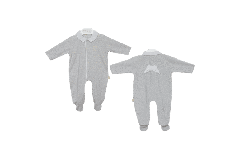 Kruippakje Angel Grijs Katoen 3M Baby Gi
