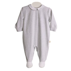 Kruippakje Grijs Kraagje Katoen 3M Baby Gi
