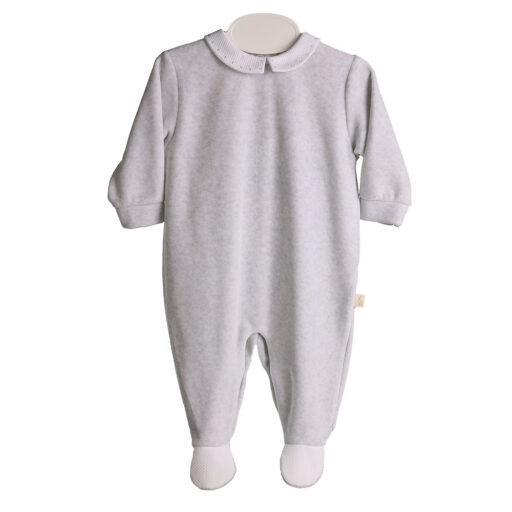 Kruippakje Grijs Kraagje Katoen 3M Baby Gi