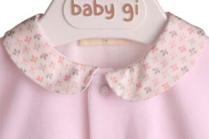 Kruippakje Emily Roze Velours 1M Baby Gi