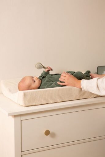 Kruippakje Rib Forest Green 50/56 Witlof 4 Kids