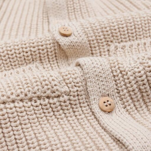 Kruippakje Soft Sand Knitted 50/56 Witlof 4 Kids