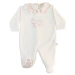 Kruippakje Velours Ivory Vintage 3M Baby Gi