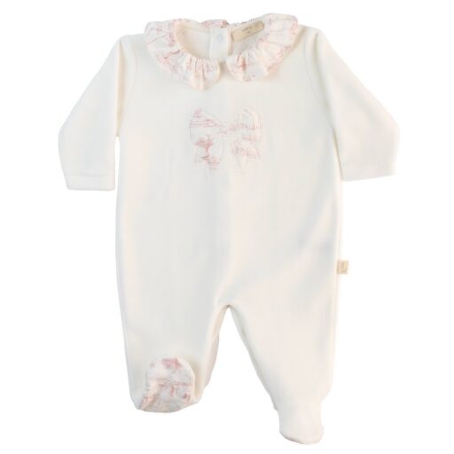 Kruippakje Velours Ivory Vintage 3M Baby Gi