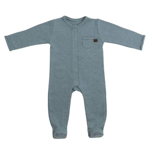Kruippakje Melange Stonegreen Maat 50 Baby’s Only