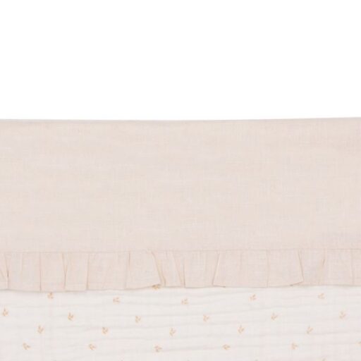 Laken 120×150 Ruffle Naturel