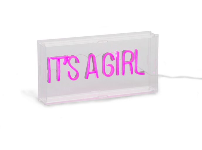 Lampje Neon It’s A Girl Roze Childhome