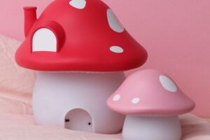 Lampje Paddenstoel Roze A Little Lovely Company