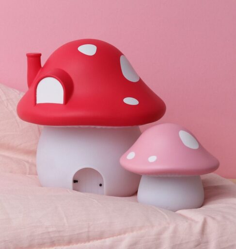 Lampje Paddenstoel Roze A Little Lovely Company