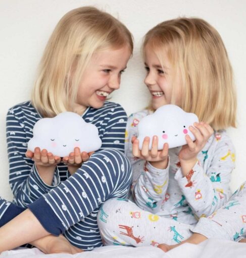A Little Lovely Company Lampje Wolk Wit